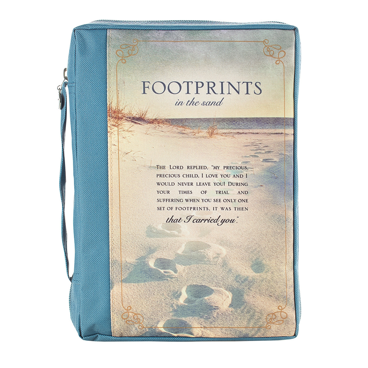 Footprints Poly-canvas Bible Cover